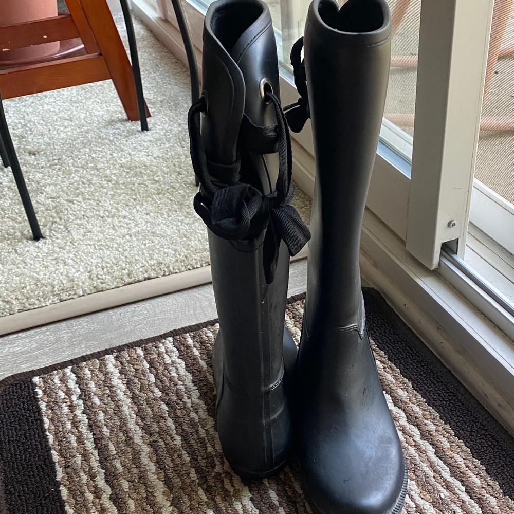 Black Women's Rain Boots